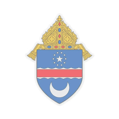 Diocese of Arlington - STICKER Vinyl Kiss-Cut Decal 4 Inch Transparent - The Sticker Space