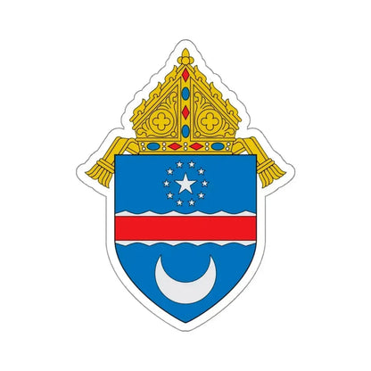 Diocese of Arlington - STICKER Vinyl Kiss-Cut Decal 4 Inch White - The Sticker Space