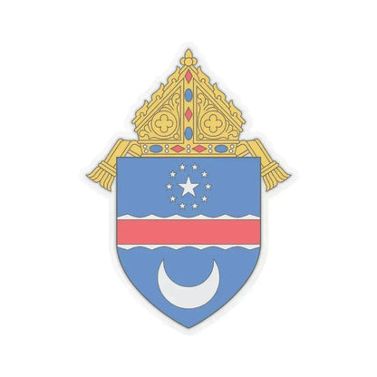 Diocese of Arlington - STICKER Vinyl Kiss-Cut Decal 6 Inch Transparent - The Sticker Space