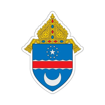 Diocese of Arlington - STICKER Vinyl Kiss-Cut Decal 6 Inch White - The Sticker Space
