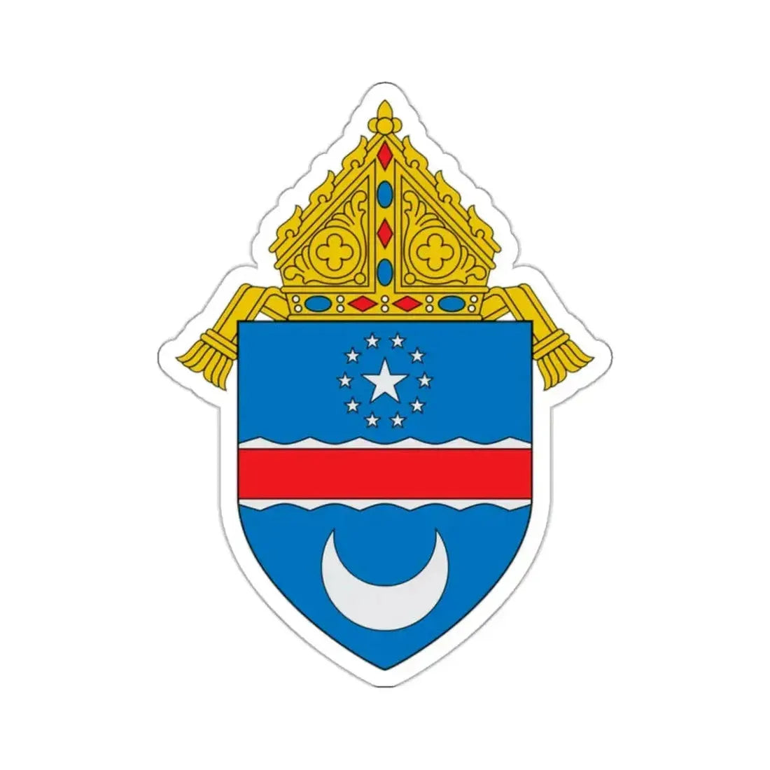 Diocese of Arlington - STICKER Vinyl Kiss-Cut Decal - The Sticker Space