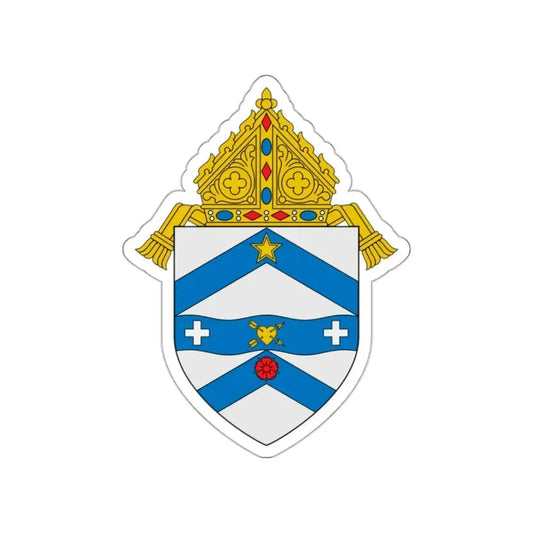 Diocese of Austin - STICKER Vinyl Die-Cut Decal White Die-Cut 2 Inch - The Sticker Space