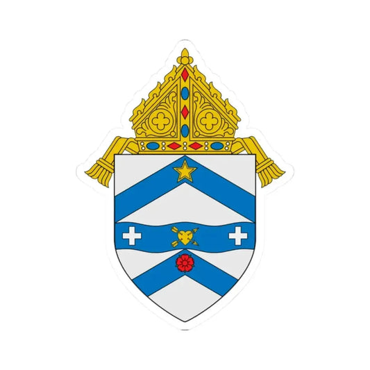 Diocese of Austin - STICKER Vinyl Kiss-Cut Decal 2 Inch White - The Sticker Space