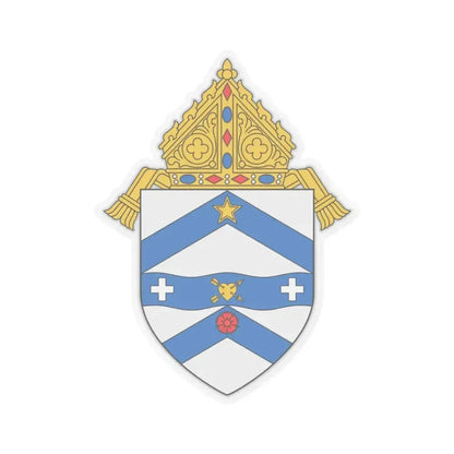 Diocese of Austin - STICKER Vinyl Kiss-Cut Decal 3 Inch Transparent - The Sticker Space