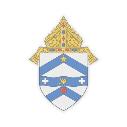 Diocese of Austin - STICKER Vinyl Kiss-Cut Decal 4 Inch Transparent - The Sticker Space