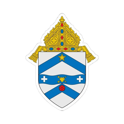 Diocese of Austin - STICKER Vinyl Kiss-Cut Decal 4 Inch White - The Sticker Space
