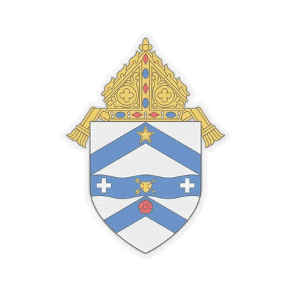 Diocese of Austin - STICKER Vinyl Kiss-Cut Decal 6 Inch Transparent - The Sticker Space