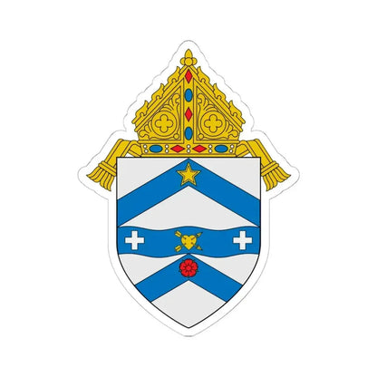 Diocese of Austin - STICKER Vinyl Kiss-Cut Decal 6 Inch White - The Sticker Space