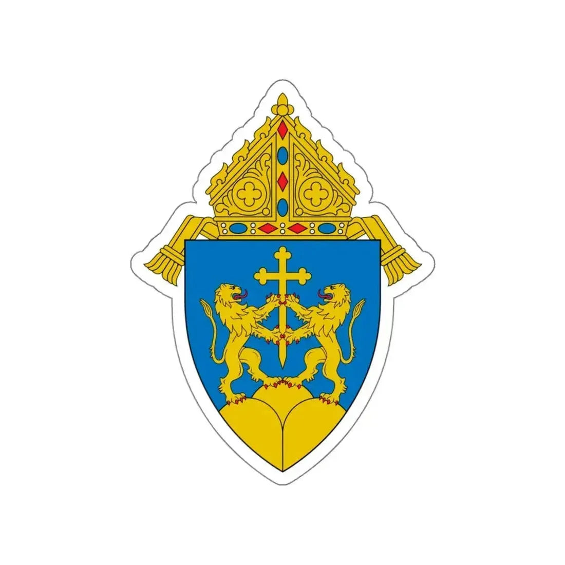 Diocese of Baker - STICKER Vinyl Die-Cut Decal White Die-Cut 4 Inch - The Sticker Space