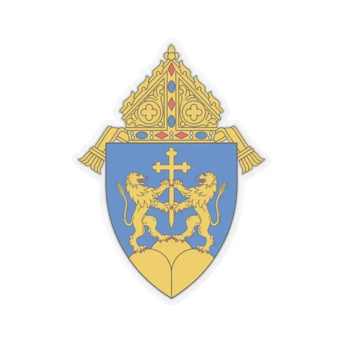 Diocese of Baker - STICKER Vinyl Kiss-Cut Decal 2 Inch Transparent - The Sticker Space