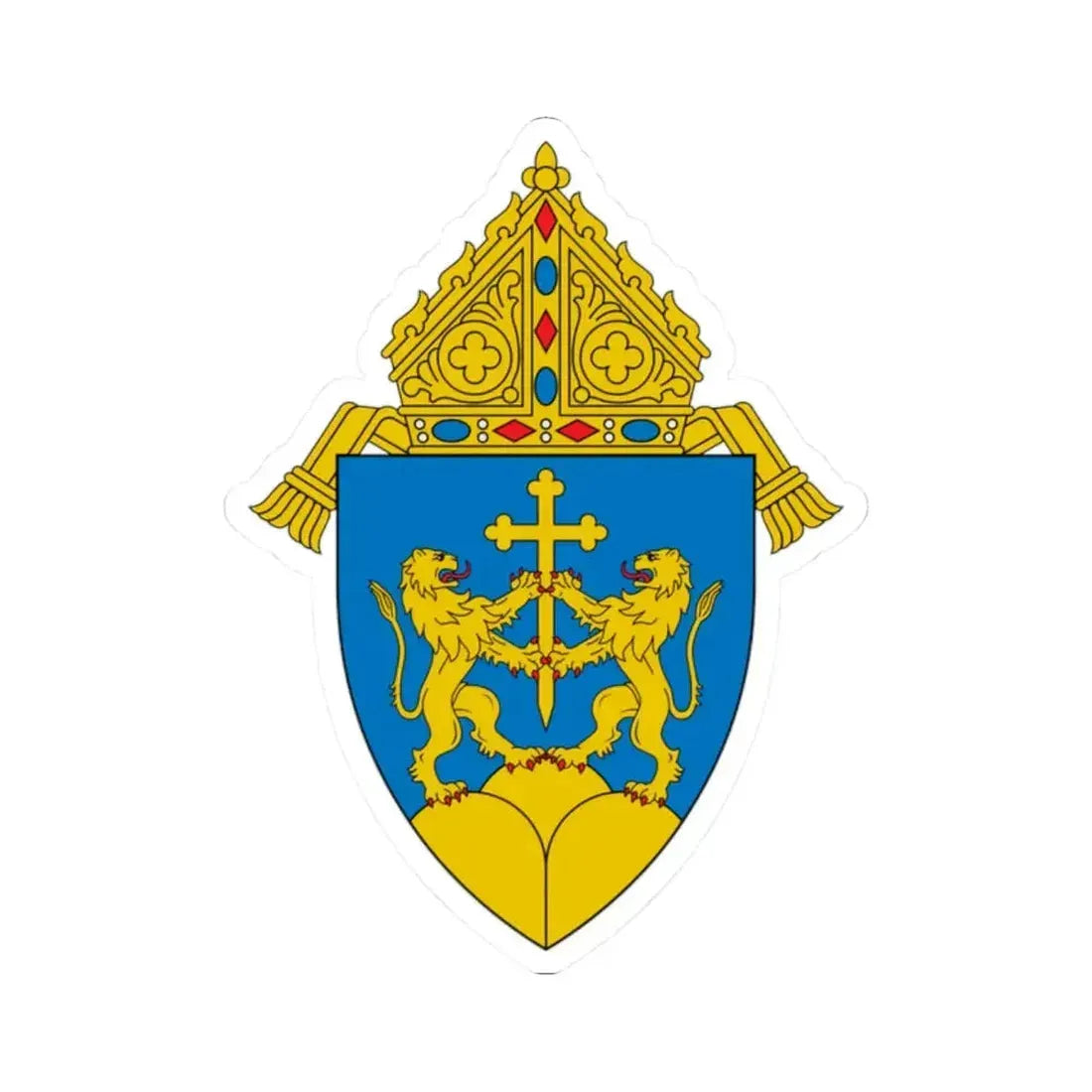 Diocese of Baker - STICKER Vinyl Kiss-Cut Decal 2 Inch White - The Sticker Space