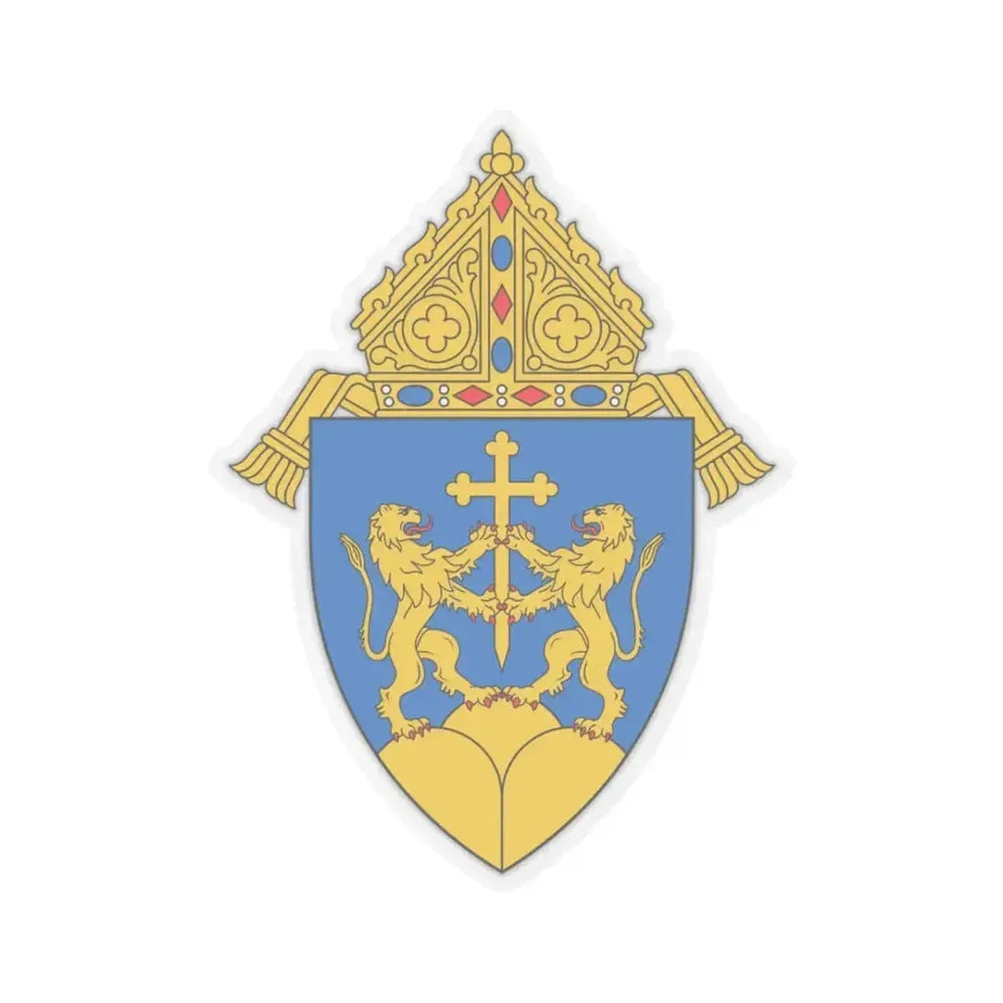 Diocese of Baker - STICKER Vinyl Kiss-Cut Decal 3 Inch Transparent - The Sticker Space