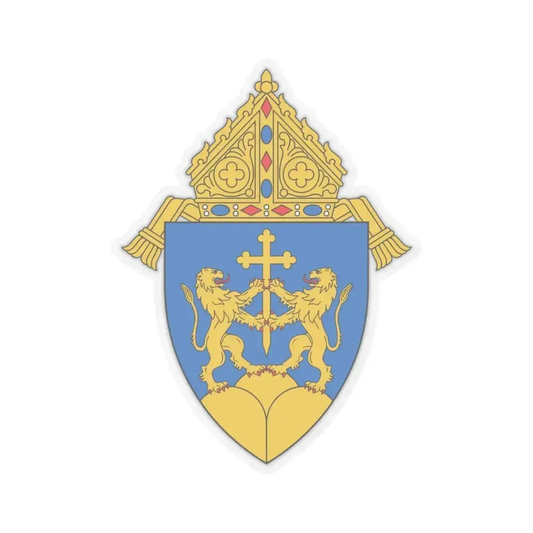 Diocese of Baker - STICKER Vinyl Kiss-Cut Decal 4 Inch Transparent - The Sticker Space