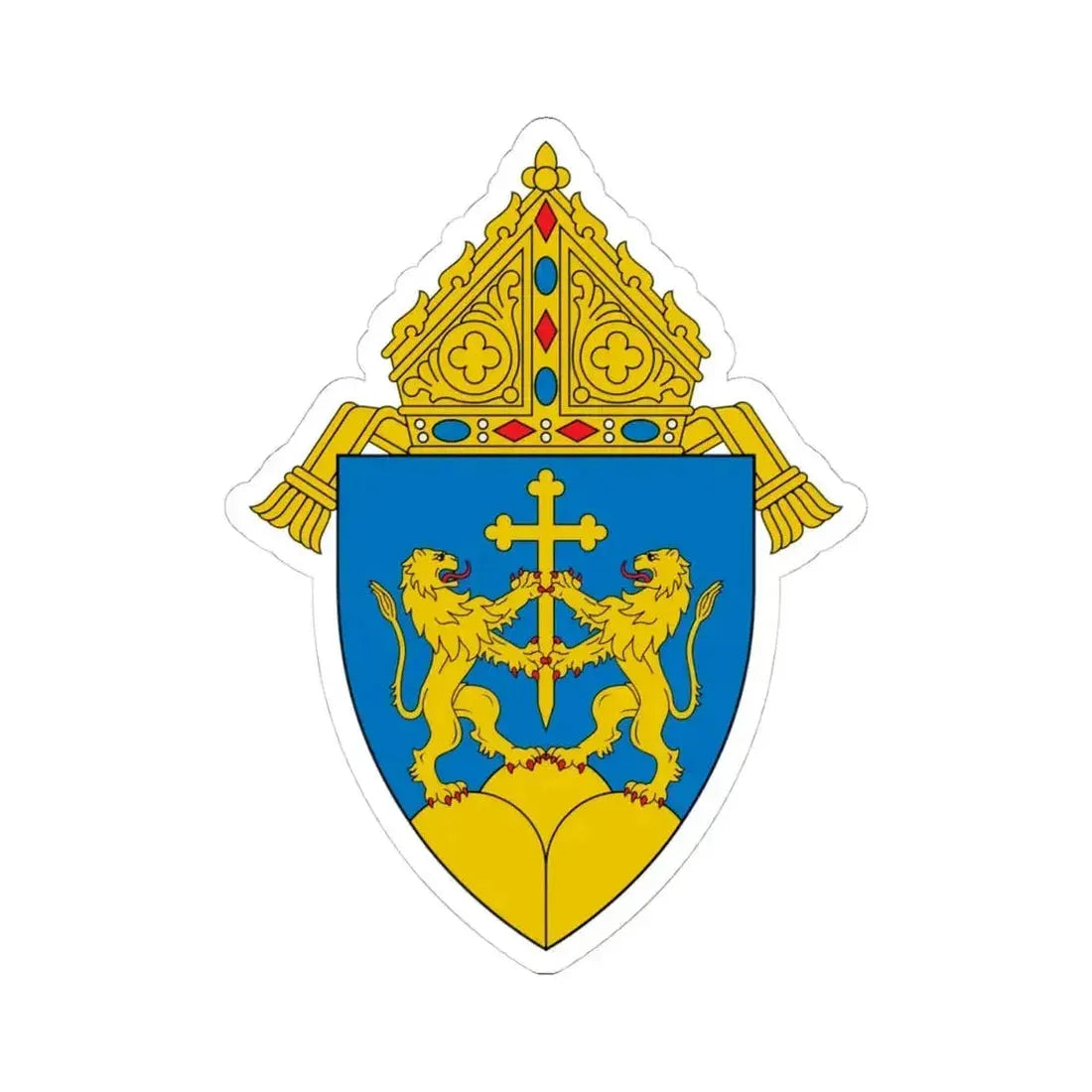 Diocese of Baker - STICKER Vinyl Kiss-Cut Decal 4 Inch White - The Sticker Space