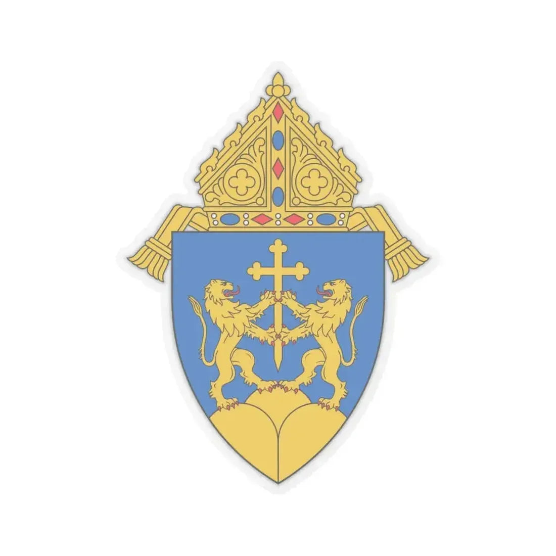 Diocese of Baker - STICKER Vinyl Kiss-Cut Decal 6 Inch Transparent - The Sticker Space