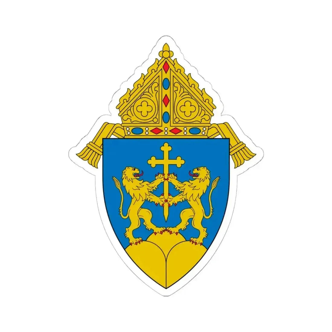 Diocese of Baker - STICKER Vinyl Kiss-Cut Decal 6 Inch White - The Sticker Space