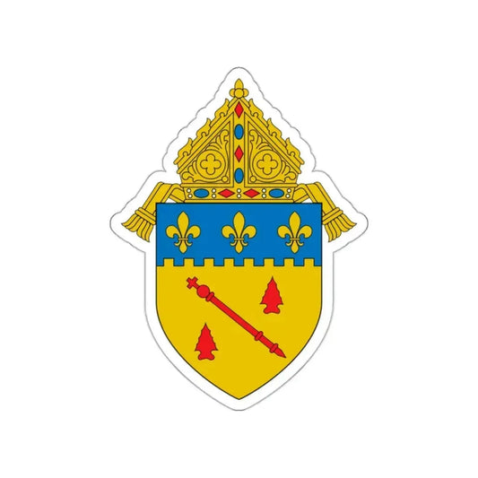 Diocese of Baton Rouge, LA 2 - STICKER Vinyl Die-Cut Decal White Die-Cut 2 Inch - The Sticker Space