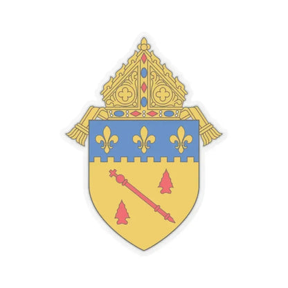 Diocese of Baton Rouge, LA 2 - STICKER Vinyl Kiss-Cut Decal 2 Inch Transparent - The Sticker Space