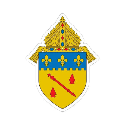 Diocese of Baton Rouge, LA 2 - STICKER Vinyl Kiss-Cut Decal 6 Inch White - The Sticker Space