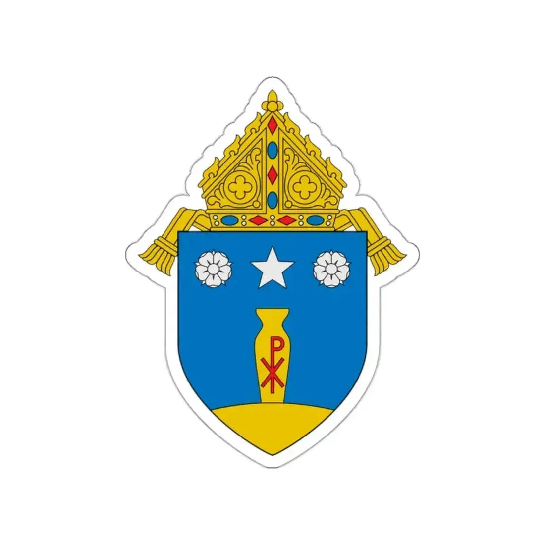 Diocese of Beaumont - STICKER Vinyl Die-Cut Decal White Die-Cut 2 Inch - The Sticker Space
