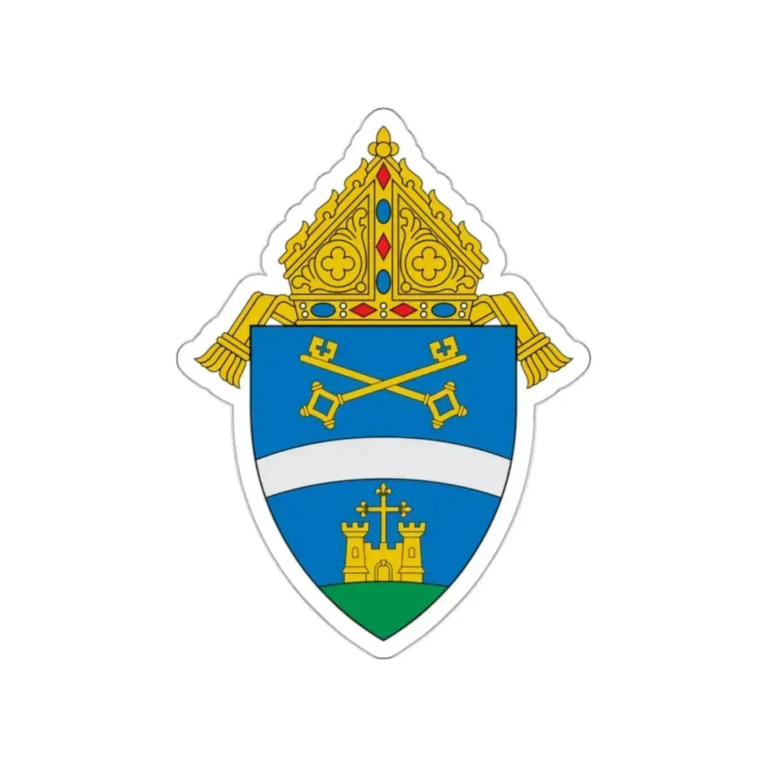 Diocese of Belleville - STICKER Vinyl Die-Cut Decal White Die-Cut 2 Inch - The Sticker Space