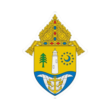 Diocese of Biloxi - STICKER Vinyl Kiss-Cut Decal 2 Inch White - The Sticker Space