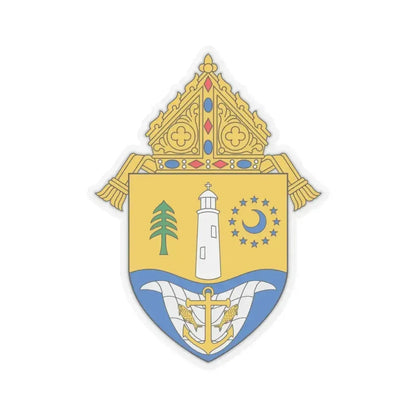 Diocese of Biloxi - STICKER Vinyl Kiss-Cut Decal 3 Inch Transparent - The Sticker Space