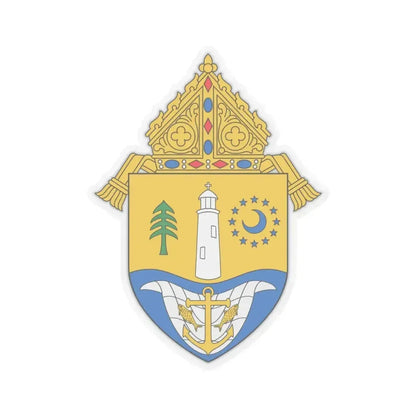 Diocese of Biloxi - STICKER Vinyl Kiss-Cut Decal 4 Inch Transparent - The Sticker Space