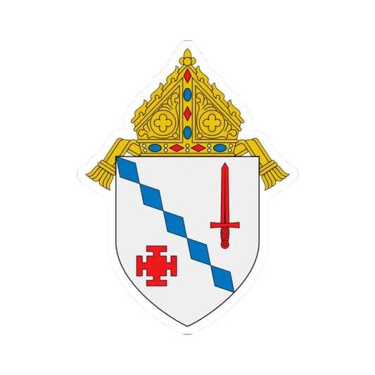 Diocese of Birmingham in Alabama - STICKER Vinyl Kiss-Cut Decal 2 Inch White - The Sticker Space