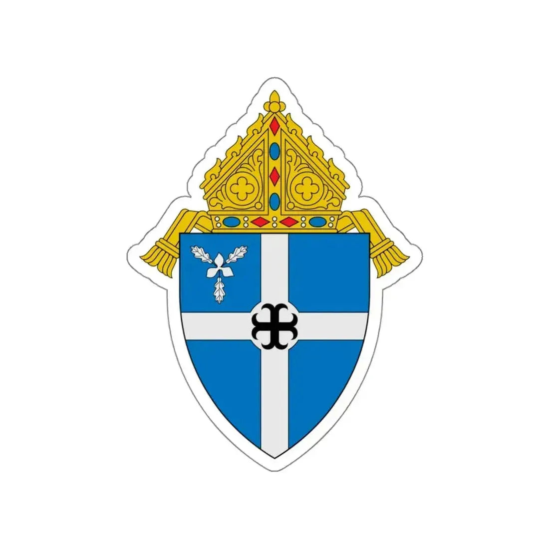 Diocese of Bismarck - STICKER Vinyl Die-Cut Decal White Die-Cut 6 Inch - The Sticker Space