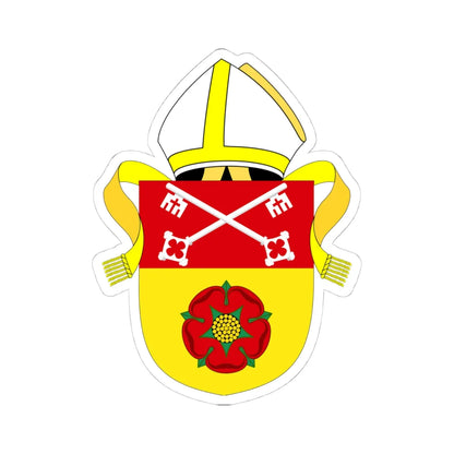 Diocese of Blackburn arms (England) (Coat of Arms) STICKER Vinyl Kiss-Cut Decal 4 Inch White - The Sticker Space