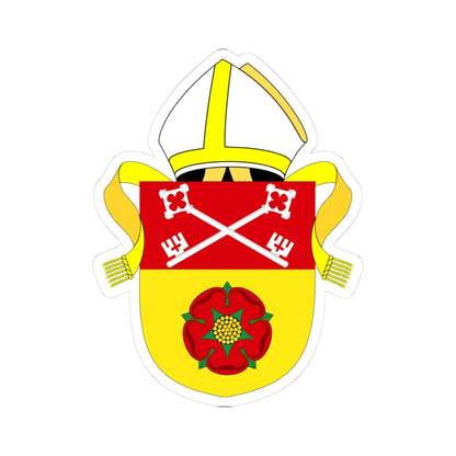 Diocese of Blackburn arms updated (England) (Coat of Arms) STICKER Vinyl Kiss-Cut Decal 3 Inch White - The Sticker Space
