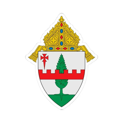 Diocese of Boise - STICKER Vinyl Kiss-Cut Decal 3 Inch White - The Sticker Space