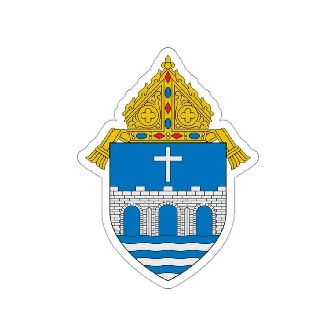 Diocese of Bridgeport - STICKER Vinyl Die-Cut Decal - The Sticker Space