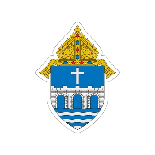 Diocese of Bridgeport - STICKER Vinyl Die-Cut Decal White Die-Cut 2 Inch - The Sticker Space