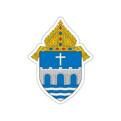 Diocese of Bridgeport - STICKER Vinyl Die-Cut Decal White Die-Cut 3 Inch - The Sticker Space