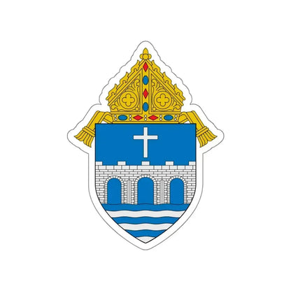 Diocese of Bridgeport - STICKER Vinyl Die-Cut Decal White Die-Cut 4 Inch - The Sticker Space