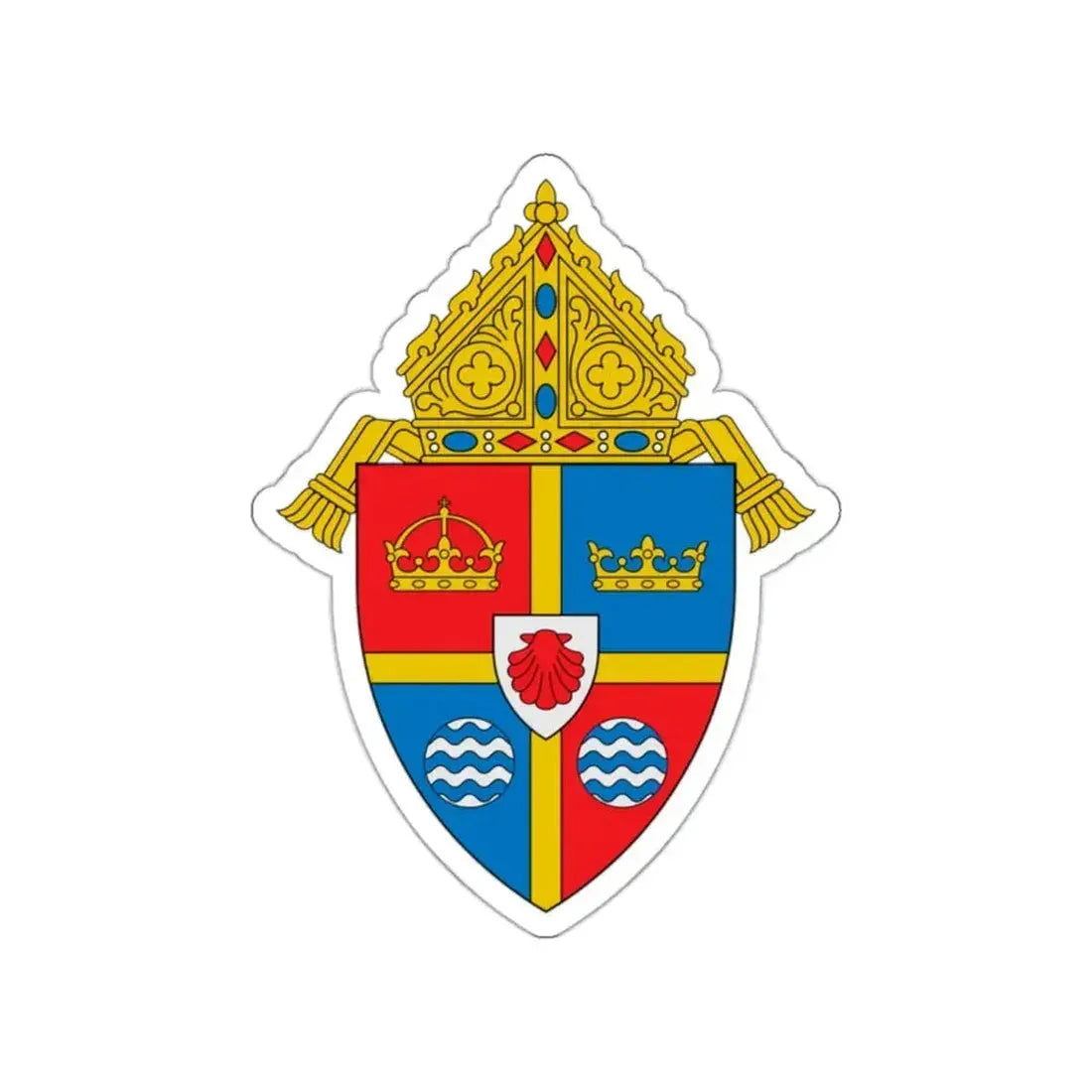 Diocese of Brooklyn - STICKER Vinyl Die-Cut Decal - The Sticker Space