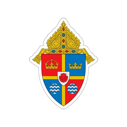 Diocese of Brooklyn - STICKER Vinyl Die-Cut Decal White Die-Cut 2 Inch - The Sticker Space