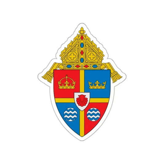 Diocese of Brooklyn - STICKER Vinyl Die-Cut Decal White Die-Cut 2 Inch - The Sticker Space
