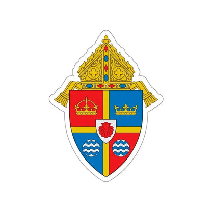 Diocese of Brooklyn - STICKER Vinyl Die-Cut Decal White Die-Cut 3 Inch - The Sticker Space