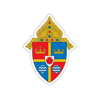 Diocese of Brooklyn - STICKER Vinyl Die-Cut Decal White Die-Cut 5 Inch - The Sticker Space