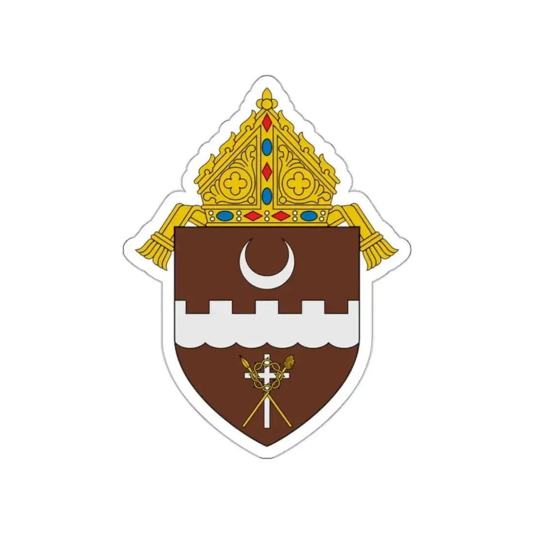 Diocese of Brownsville 2 - STICKER Vinyl Die-Cut Decal - The Sticker Space