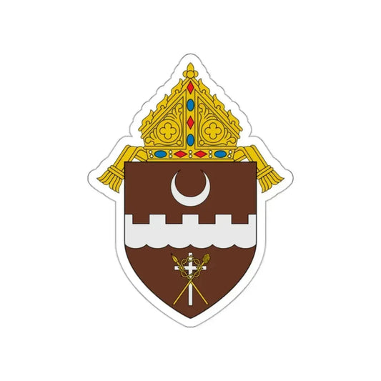 Diocese of Brownsville 2 - STICKER Vinyl Die-Cut Decal White Die-Cut 2 Inch - The Sticker Space
