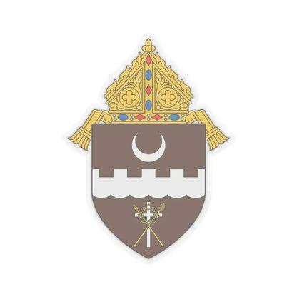 Diocese of Brownsville 2 - STICKER Vinyl Kiss-Cut Decal 3 Inch Transparent - The Sticker Space