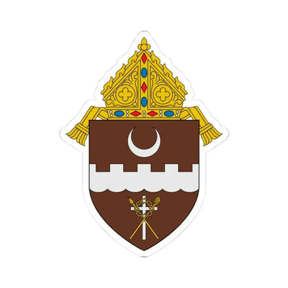 Diocese of Brownsville 2 - STICKER Vinyl Kiss-Cut Decal 3 Inch White - The Sticker Space