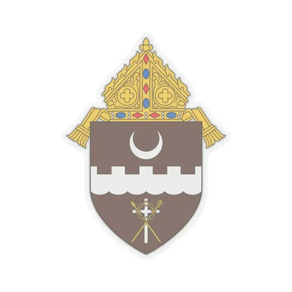 Diocese of Brownsville 2 - STICKER Vinyl Kiss-Cut Decal 4 Inch Transparent - The Sticker Space