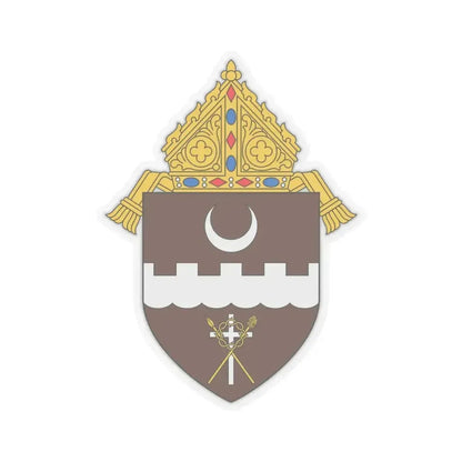 Diocese of Brownsville 2 - STICKER Vinyl Kiss-Cut Decal 6 Inch Transparent - The Sticker Space