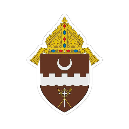 Diocese of Brownsville 2 - STICKER Vinyl Kiss-Cut Decal 6 Inch White - The Sticker Space