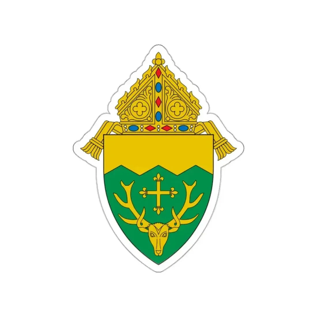 Diocese of Burlington - STICKER Vinyl Die-Cut Decal - The Sticker Space